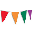 Standard Spectrum 30' Pennants w/ 12 Per String - (12"x18")